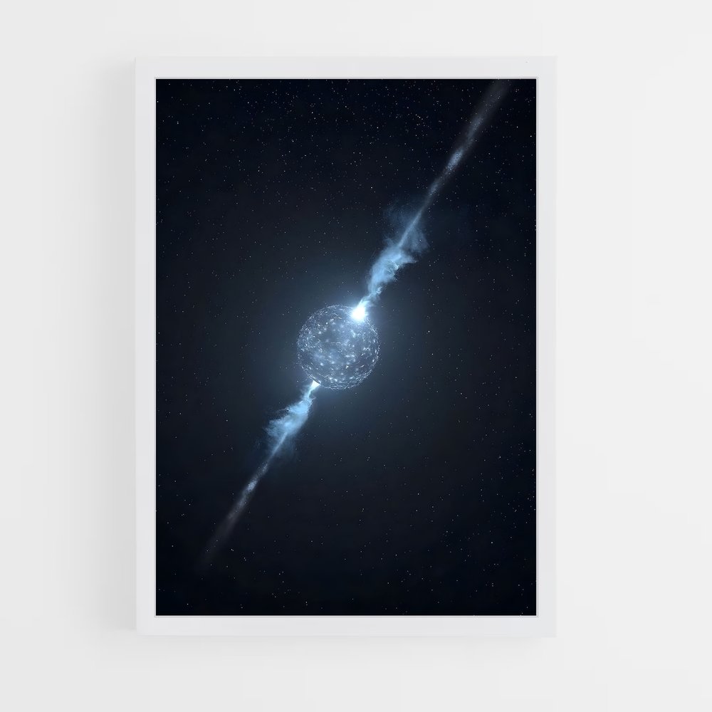 Poster Comète Étoilée (vue 3)